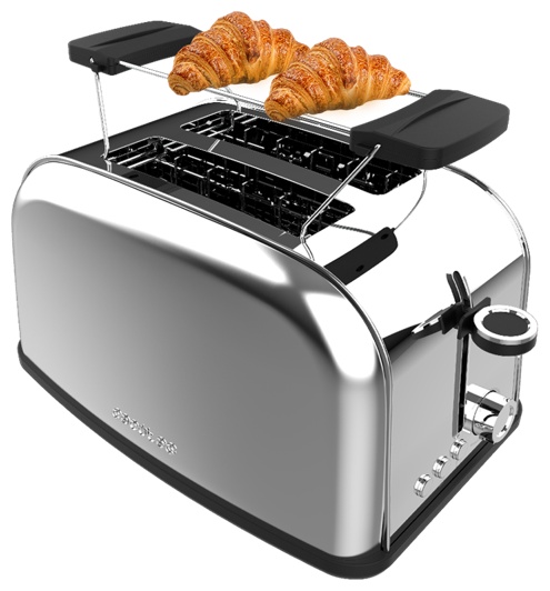 Тостер Cecotec Toastin&apos time 850 Inox стальной