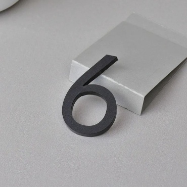 Цифра 6, пластик