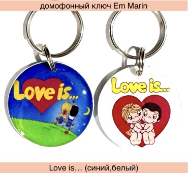 Ключ для домофона Em Marin, черный, 2 шт.