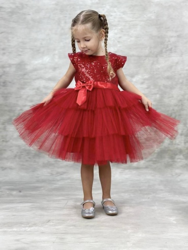 Нарядное платье Zeya Moda красный