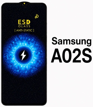Стекло ESD для Samsung Galaxy A02s 6677 черный