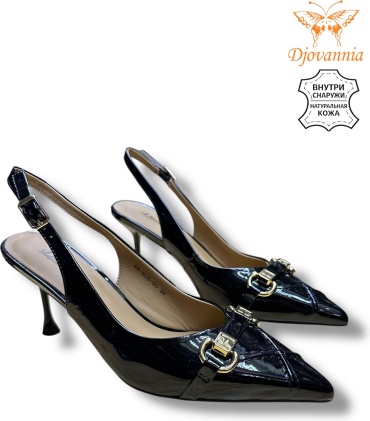 Босоножки Djovannia золотой, черный