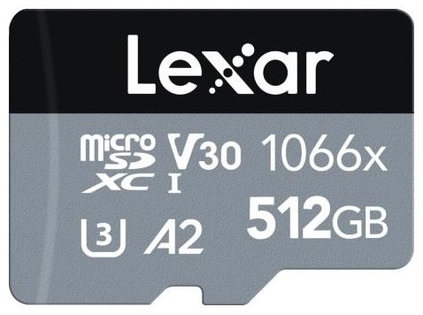 Карта памяти Lexar Professional SILVER PLUS microSDXC UHS-I Card 512 Гб