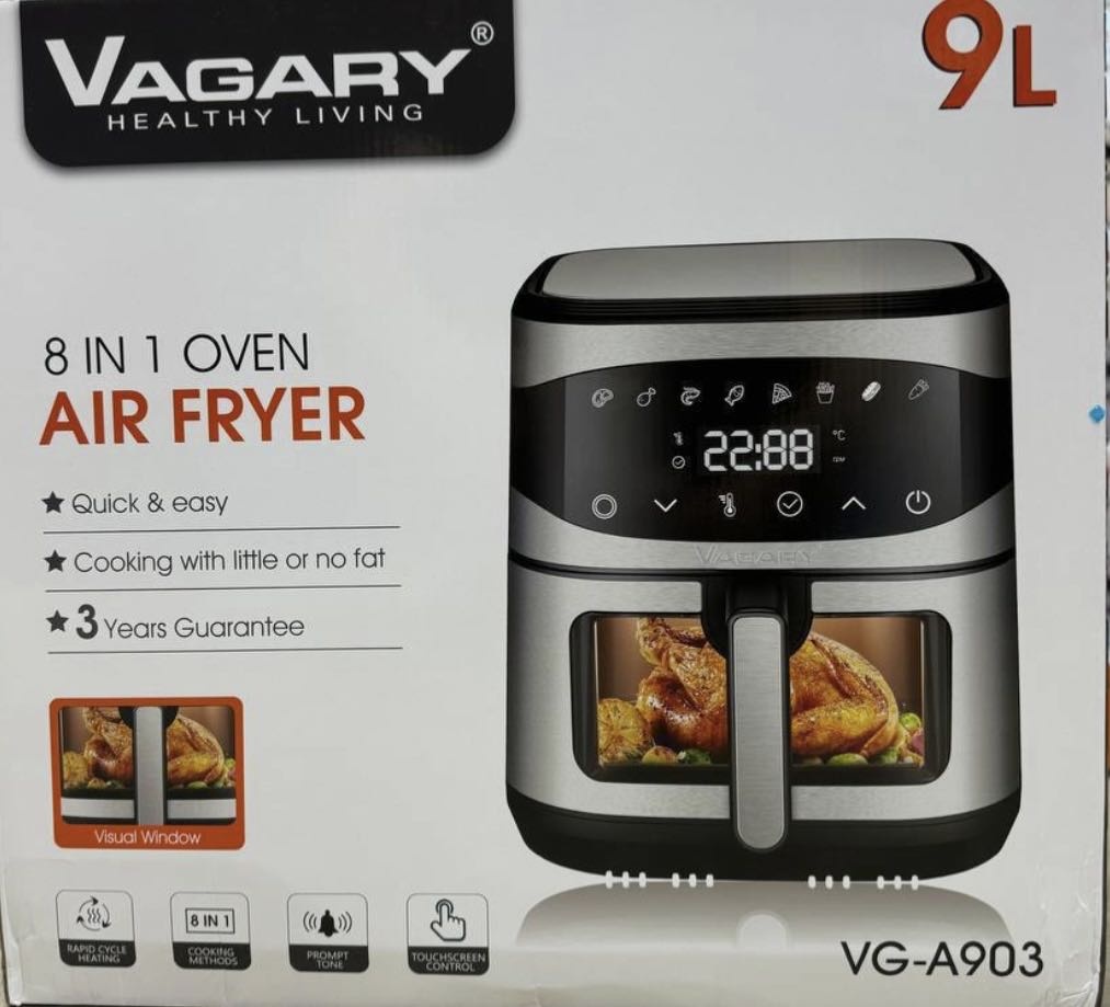Аэрогриль Vagary VG-A903 9 л черный, серый