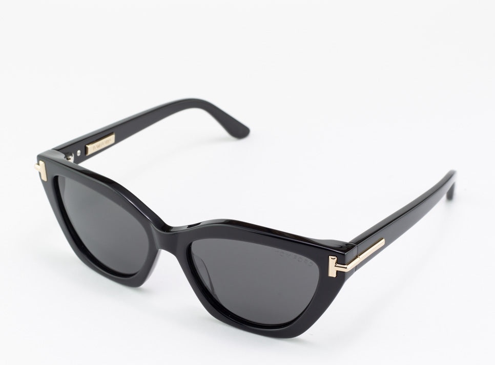 TOM FORD солнцезащитные очки кошачий глаз однотонные