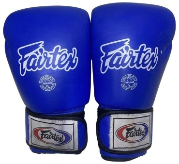 Боксерские перчатки Fairtex 10 oz синий