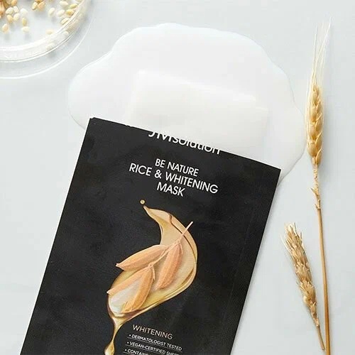 Маска для лица JMsolution тканевая Be Nature Rice & Whitening Mask 1 шт, фото 2