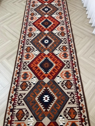 Ковровая дорожка S&M Сomfort безворсовая, полипропилен, 100 см x 8 м