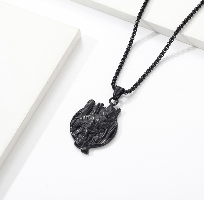 Подвеска KOREAN SILVER нержавеющая сталь, без вставок