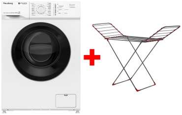 Hausberg HWD-165W + Сушилка для белья Hausberg HX-170SS белый