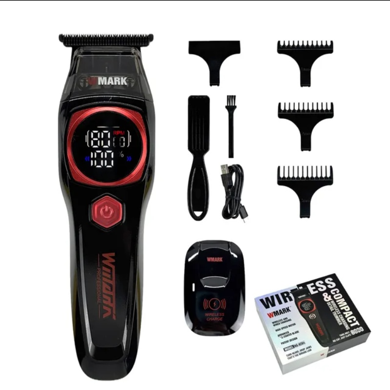 WMARK триммер NG8204 черный, красный