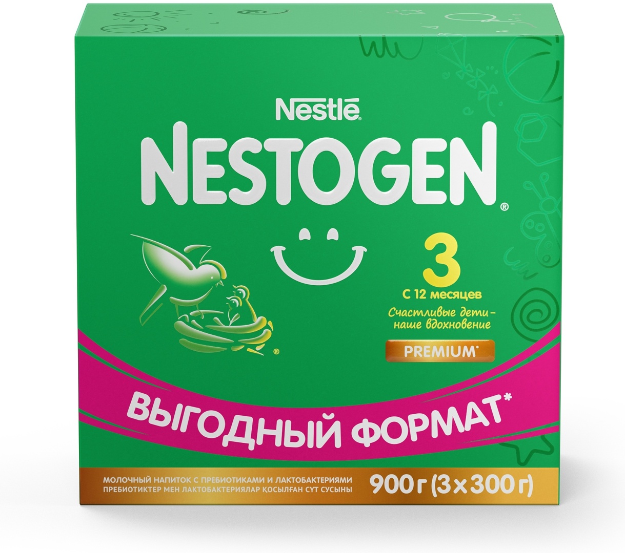 Nestogen Premium 3 с 1 года 900 г
