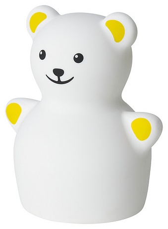 IKEA ночник детский настольный TOVADER_BEAR_BATTERY, разноцветный
