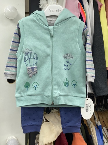 Комплект Mymio Baby синий, бирюзовый