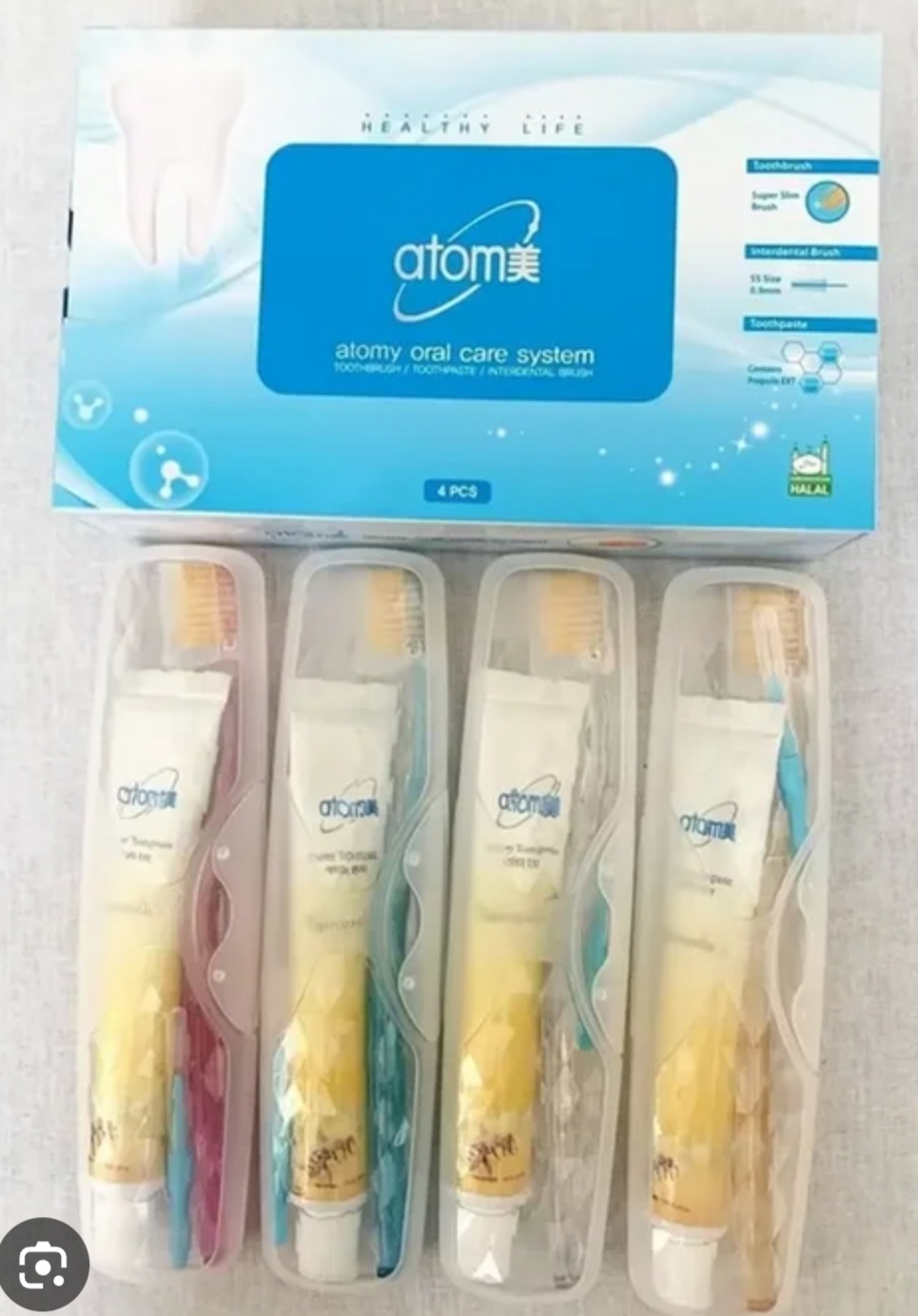 Atomy Orel cear набор по уходу за полостью рта 4 шт