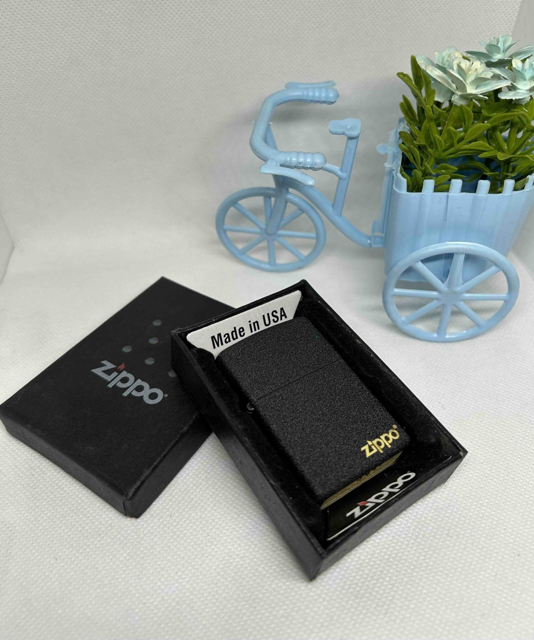Zippo бензиновая зажигалка Black zippo new, металлический сплав