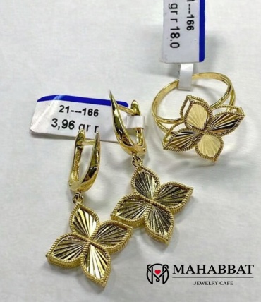 Mahabbat 209-195 вес 6.17 г золото, без вставок