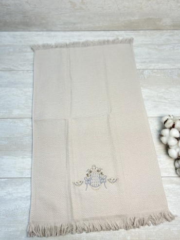 Полотенце Textile Boutique 60x40 см, лен, махровая ткань, 1 шт,