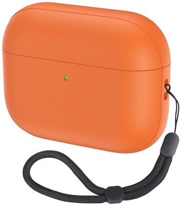 Чехол BOGEMA для Apple AirPods Pro 3 оранжевый