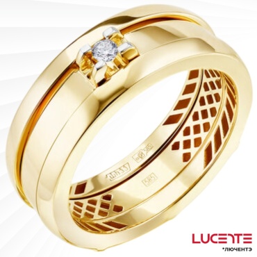 Lucente Бриллианты Якутии 01-02472-05-001-07-00_195 размер 19.5 вес 6.12 г золото, бриллиант