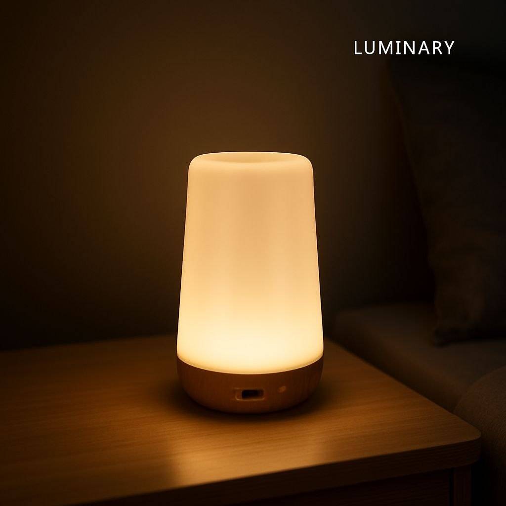 LUMINARY Светодиодный Сенсорный Ночник B01, теплый белый, разноцветный