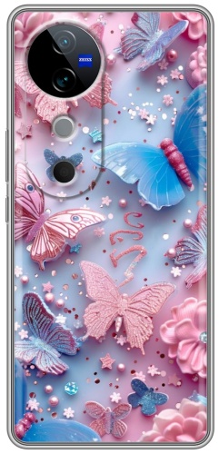 Чехол 100gadgets для Vivo V40 многоцветный