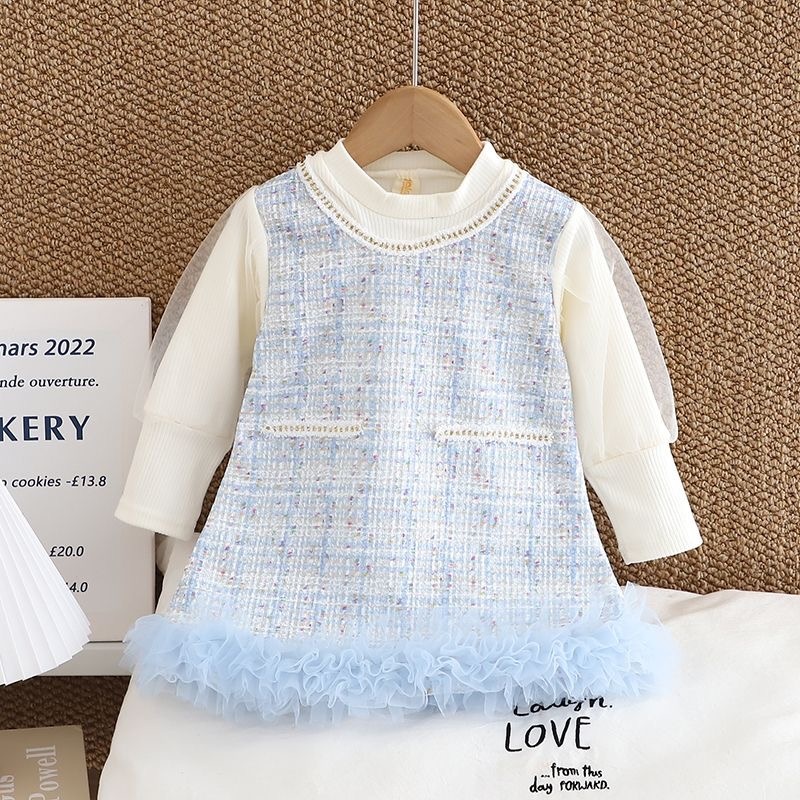 Нарядное платье Hone Baby голубой