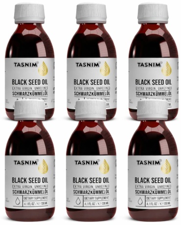 Эфиопское масло черного тмина Tasnim, 6x120 мл