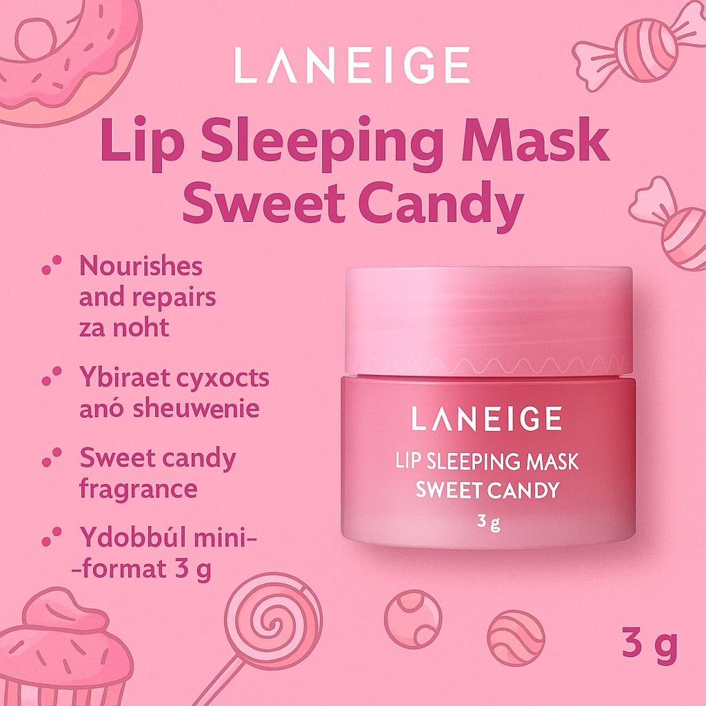 LANEIGE маска Lip Sleeping Mask Sweet Candy, 3 г