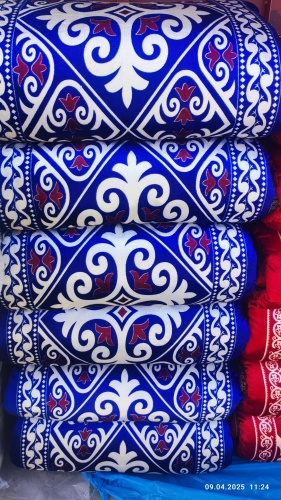 Корпе 230x80 см, вата, синий
