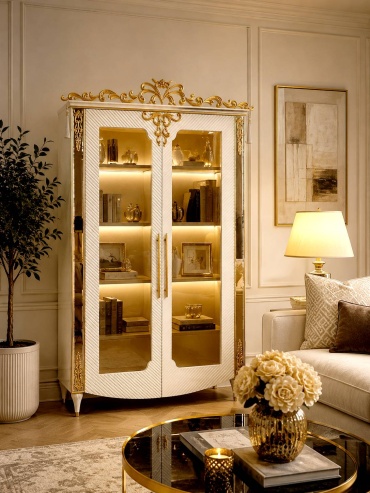 Шкаф-витрина ROF напольный Desing 200х117х53 см