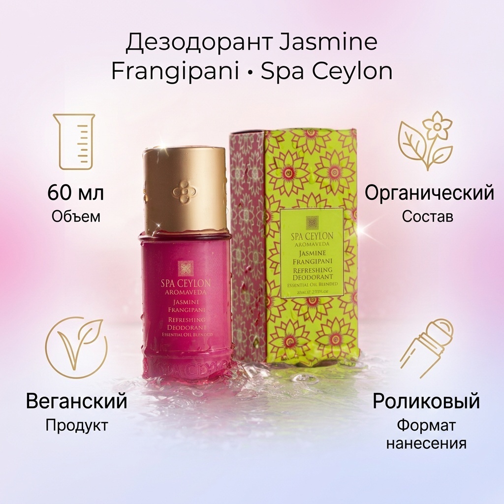 Spa Ceylon Jasmine Frangipani дезодорант для женщин 60 мл