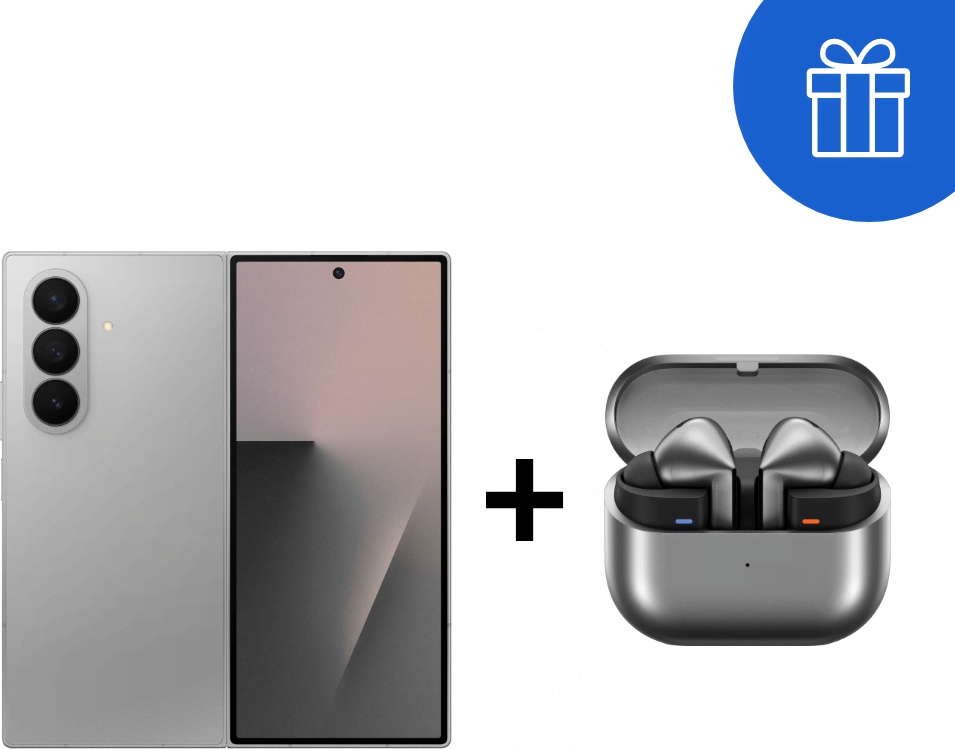 Смартфон Samsung Galaxy Z Fold7 5G 12 ГБ/512 ГБ серебристый + подарок