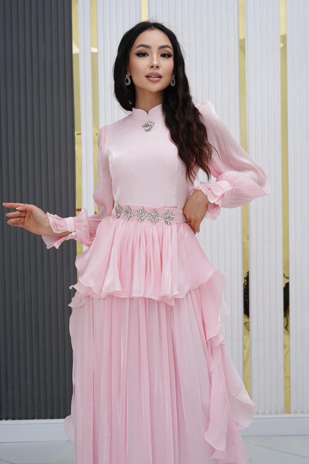 Национальный костюм QAZAQ FASHION розовый
