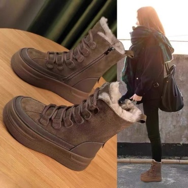 Ботинки FASHION бронзовый
