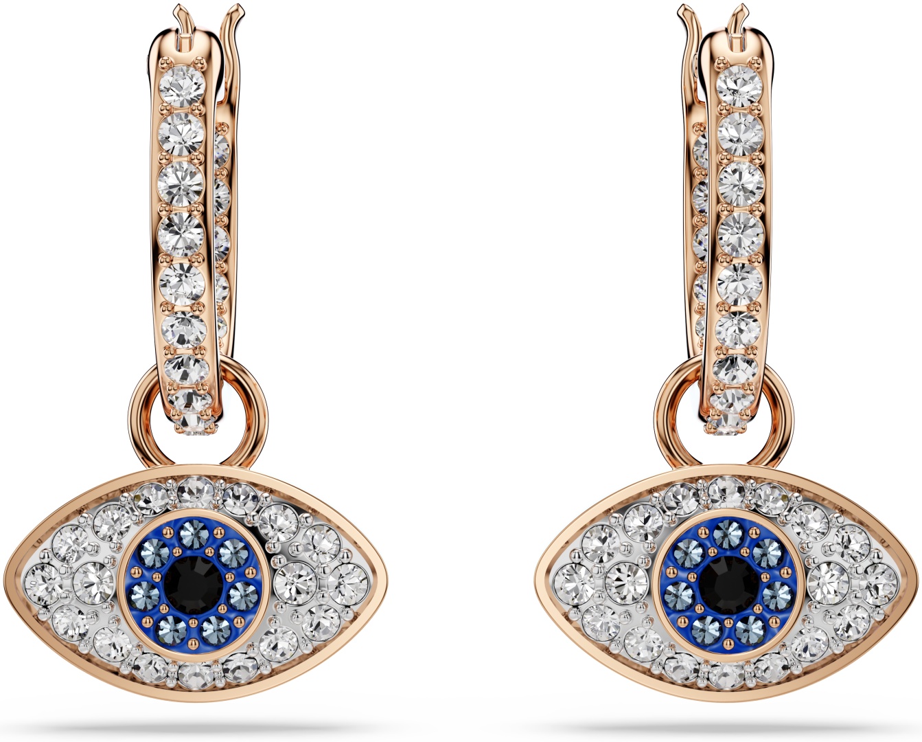 Серьги Swarovski ювелирный сплав, кристаллы Swarovski
