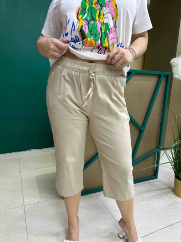 Капри FASHION бежевый