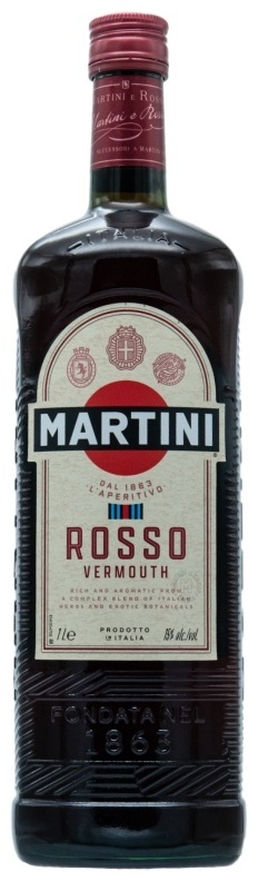 Вермут Martini Rosso сладкий 15% 1 л