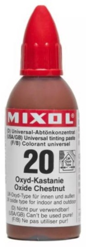 Mixol концентрат-колер, №20 каштановый, 20 мл