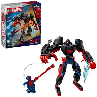 Конструктор LEGO Marvel, Майлз Моралес против Человека-паука 2099 76337, деталей 135 шт