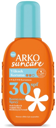 Arko 8690506549121 спрей солнцезащитный для тела 200 мл