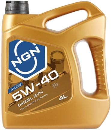 Синтетическое NGN Масло моторное 5W-40 4 л