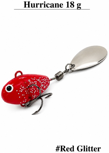 Блесна UF-STUDIO HURRICANE Red glitter 1 шт 65 мм красный