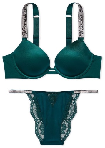 Комплект нижнего белья Victoria’s Secret изумруд