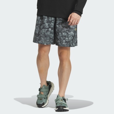 Спортивные шорты adidas серый