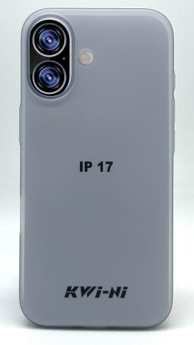 Чехол KWi-Ni для Apple iPhone 17 серый