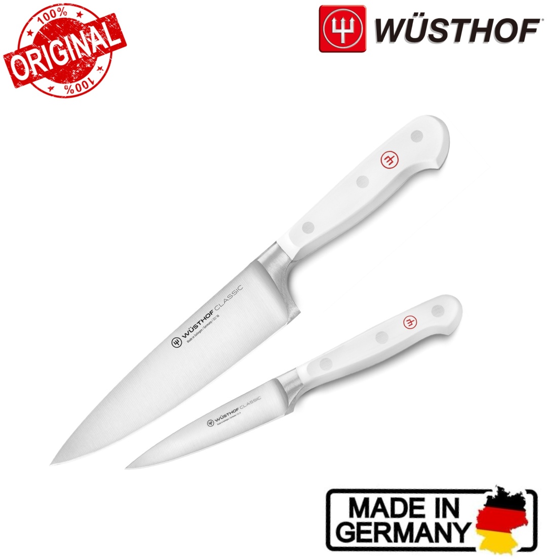 Набор ножей WUSTHOF Classic White Prep , лезвие: углеродистая сталь 2 шт