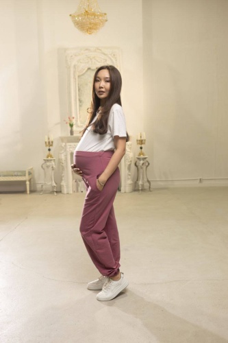Спортивные брюки Sweetmama.kz пудра