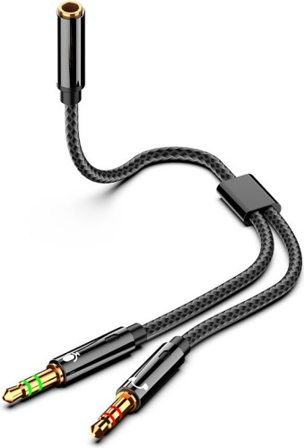 Переходник LuxVoice 3.5 mm jack - 3.5 mm jack 0.25 м
