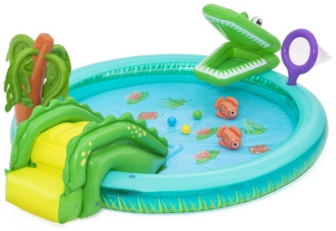 Бассейн надувной Bestway Crocodile Cove, 224x181x72 см